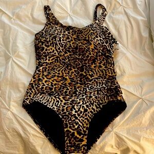 Calvin Klein animal print One-Piece Swimsuit, size 16